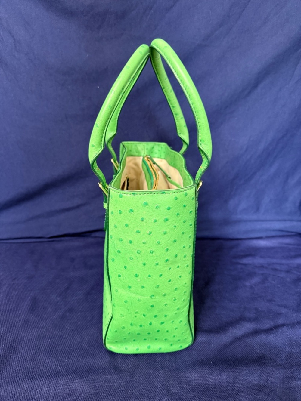 Kate Spade ostrich pattern handbag EUC - Picture 6 of 16